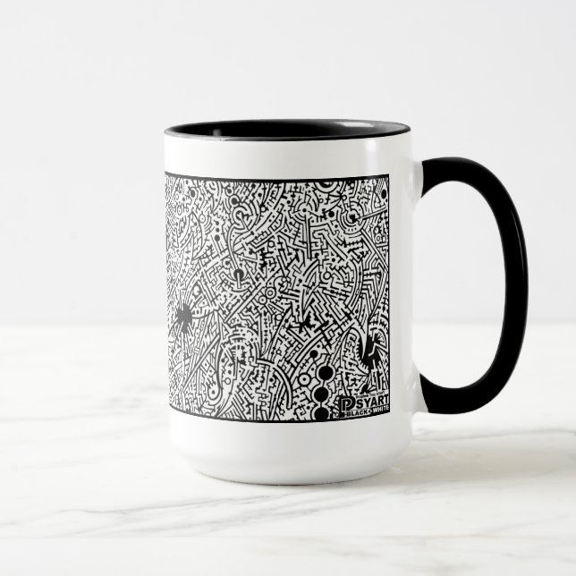 'Universal Seed' (crop section) NEGATIVE Mug (Right)