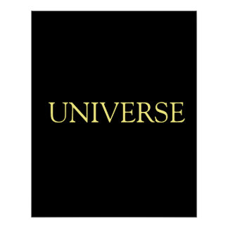 Universe add name text motivational spiritual poster