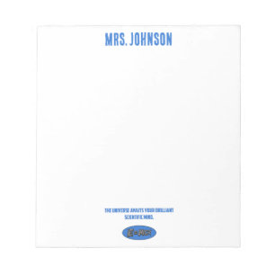 Universe Awaits Your Brilliant Scientific Mind Notepad