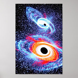Universe Blackhole Explosion in the Universe Skies Poster