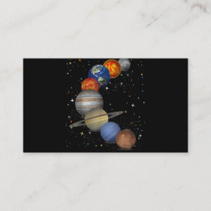 Universe Galaxy Planets Sun Astronomy Outer Space  Enclosure Card