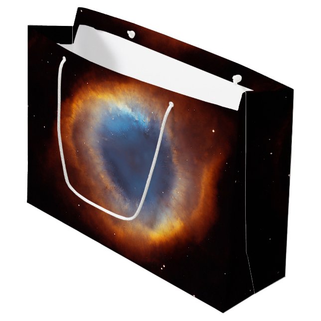 Universe Helix - Eye Of God 1 Large Gift Bag (Front Angled)