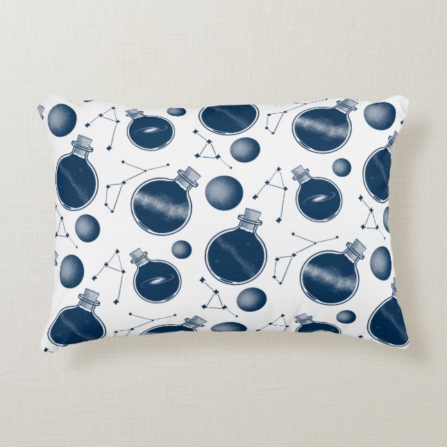 Universe in a Bottle Decorative Cushion (Front)
