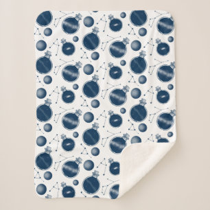 Universe in a Bottle Sherpa Blanket