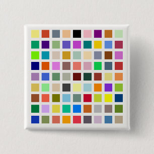 Universe of Colours, the rainbow & more - 81 shade 15 Cm Square Badge