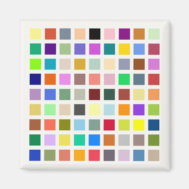 Universe of Colours, the rainbow & more - 81 shade Magnet (Front)