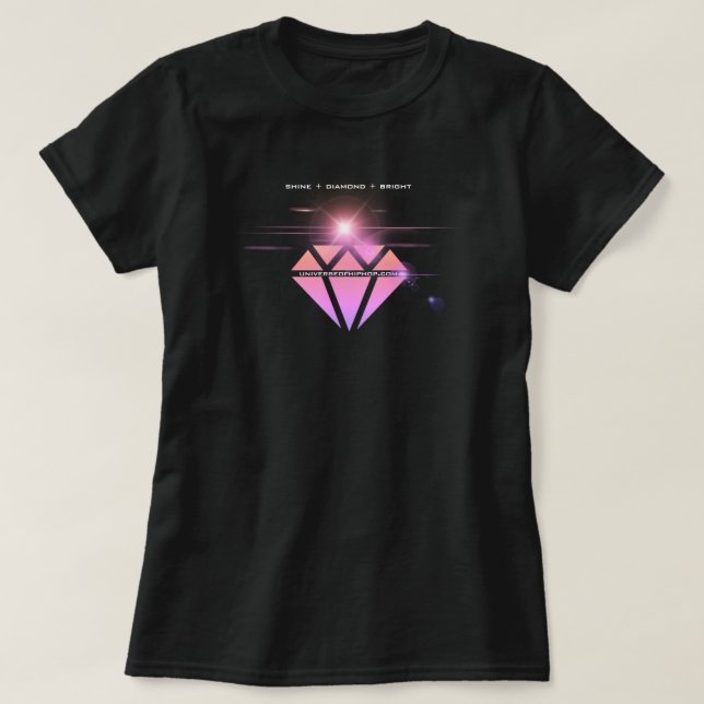 Universe of Hip Hop 'Diamond Ladies Collection T-Shirt (Design Front)