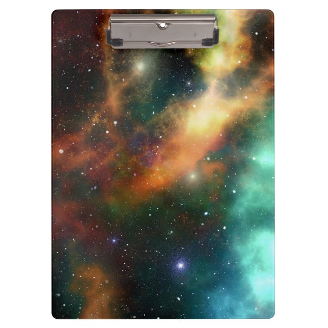 Universe Outer Space Stars Personalised Clipboard (Front)