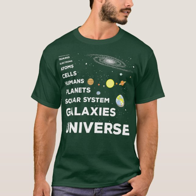 Universe Physicist  Quantum Mechanics Quantum T-Shirt (Front)
