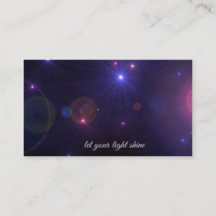 Universe Stars Inspirational Quote Business Card