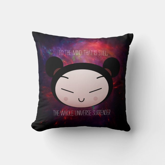 Universe Surrender Throw Pillow (Front)