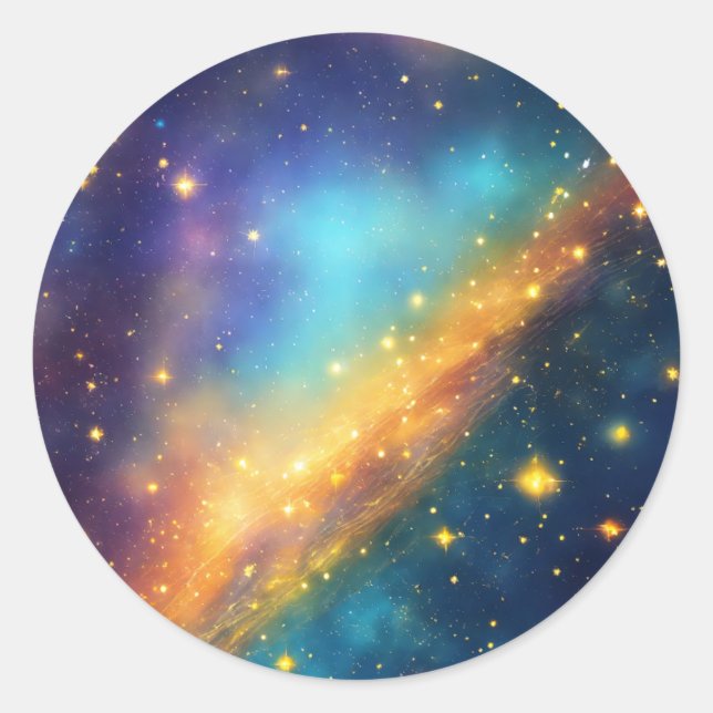 "Universe Unleashed: Galaxy Sticker Collection" (Front)