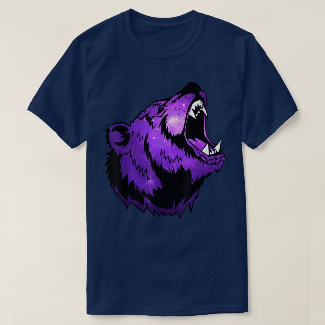 Universe with a danger bear 1976  T-Shirt (Design Front)