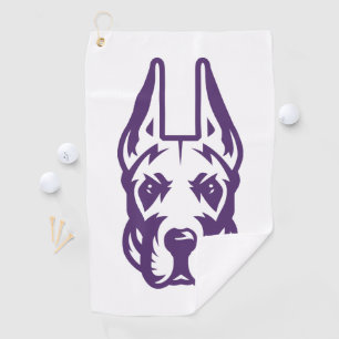 University at Albany Great Dane Mascot Head Golf Towel