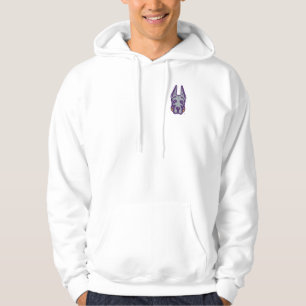 University at Albany Great Dane Mascot Head Hoodie