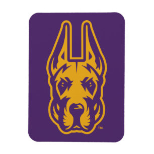 University at Albany Great Dane Mascot Head Magnet