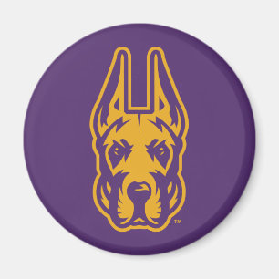 University at Albany Great Dane Mascot Head Magnet