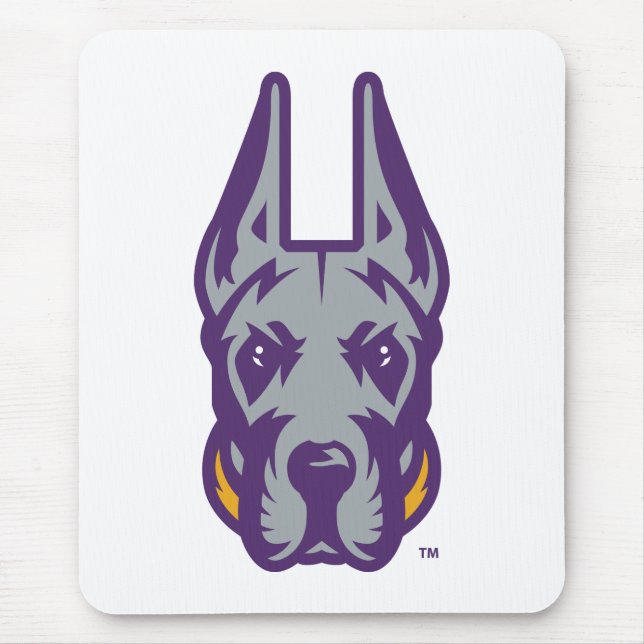 University at Albany Great Dane Mascot Head Mouse Pad (Front)