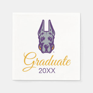 University at Albany Great Dane Mascot Head Napkin