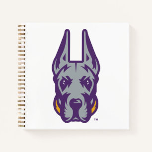 University at Albany Great Dane Mascot Head Notebook