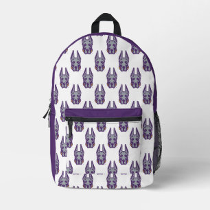 University at Albany Great Dane Mascot Head Printed Backpack