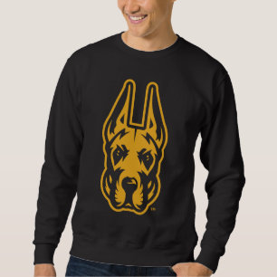 University at Albany Great Dane Mascot Head Sweatshirt