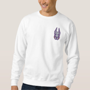 University at Albany Great Dane Mascot Head Sweatshirt
