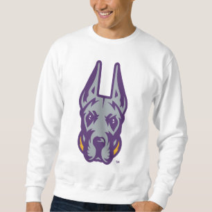 University at Albany Great Dane Mascot Head Sweatshirt