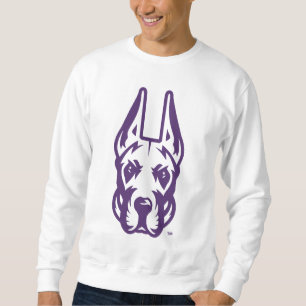 University at Albany Great Dane Mascot Head Sweatshirt