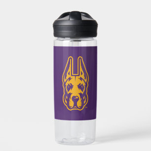 University at Albany Great Dane Mascot Head Water Bottle