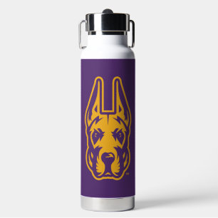 University at Albany Great Dane Mascot Head Water Bottle