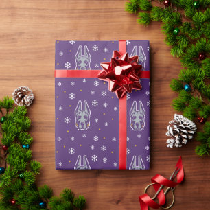 University at Albany Great Dane Mascot Head Wrapping Paper