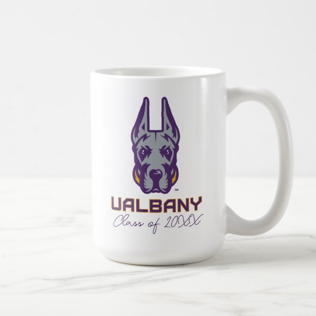 University at Albany Great Danes Coffee Mug (Right)