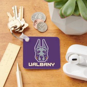 University at Albany Great Danes Key Ring