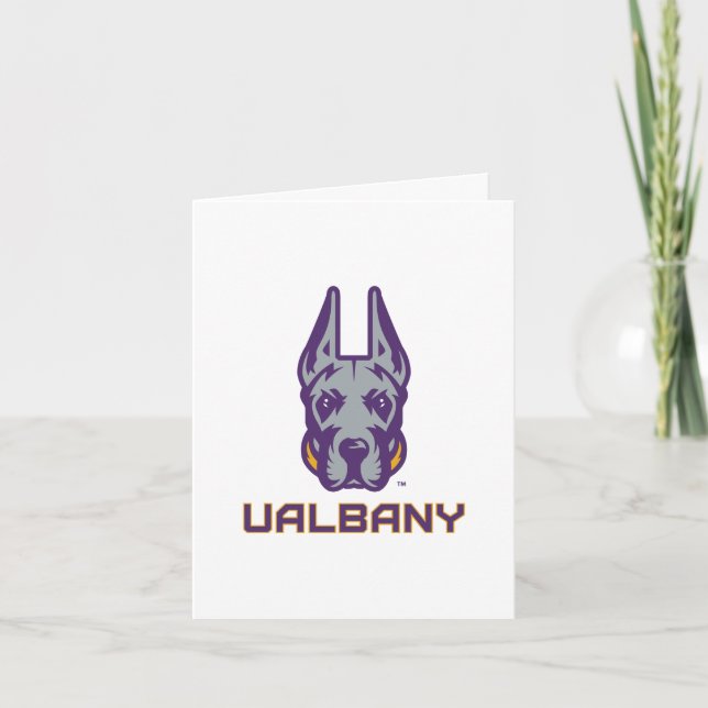University at Albany Great Danes Thank You Card (Front)