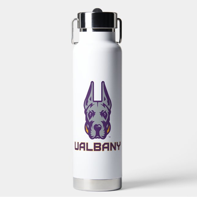 University at Albany Great Danes Water Bottle (Front)
