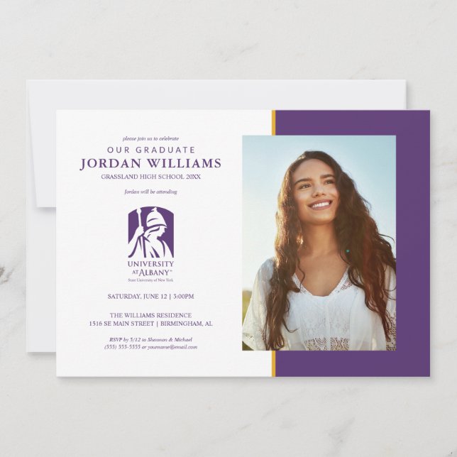 University at Albany Iconic Logo Announcement (Front)