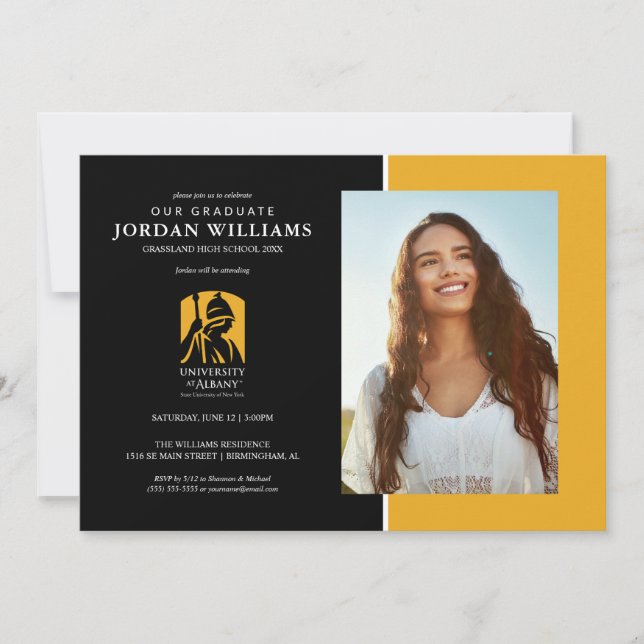 University at Albany Iconic Logo Announcement (Front)