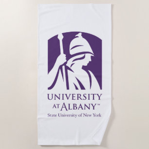 University at Albany Iconic Logo Beach Towel