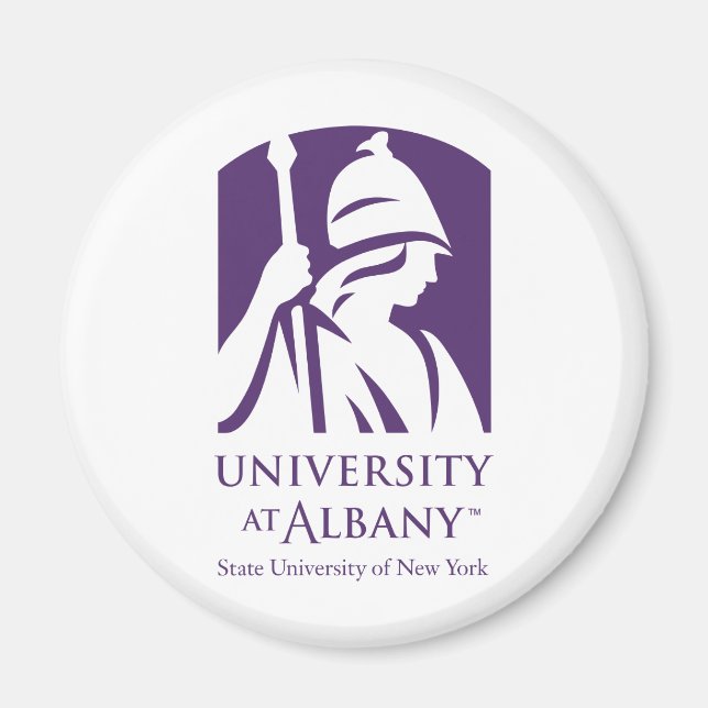 University at Albany Iconic Logo Magnet (Front)