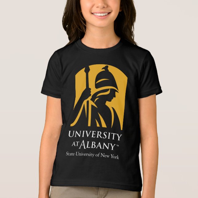 University at Albany Iconic Logo Tri-Blend Shirt (Front)
