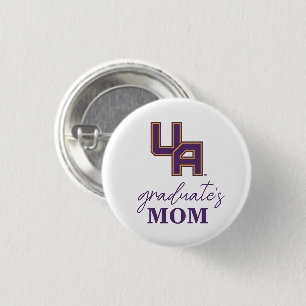 University at Albany Initials Logo 3 Cm Round Badge