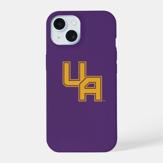 University at Albany Initials Logo iPhone 15 Case (Back)