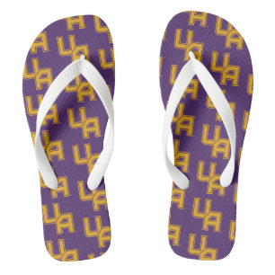 University at Albany Initials Logo Jandals