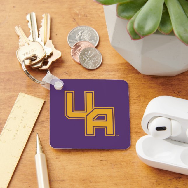 University at Albany Initials Logo Key Ring (Desk)