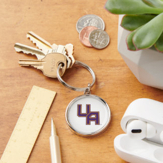 University at Albany Initials Logo Key Ring