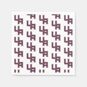 University at Albany Initials Logo Napkin