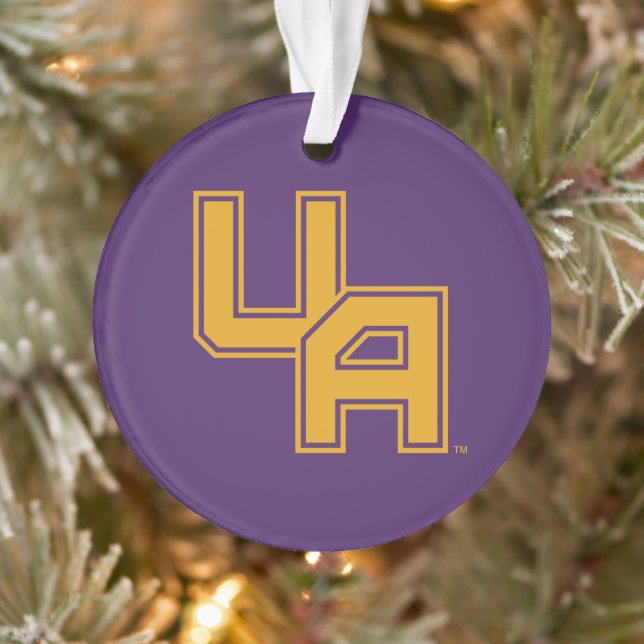 University at Albany Initials Logo Ornament (Tree)