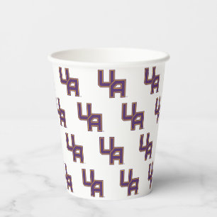 University at Albany Initials Logo Paper Cups