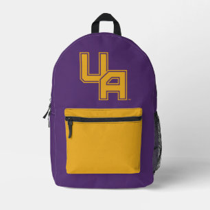 University at Albany Initials Logo Printed Backpack